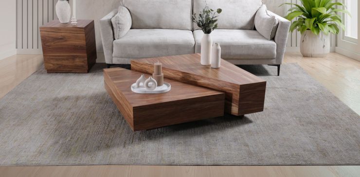 Mesa de Centro Rectangular San Petersburgo Café