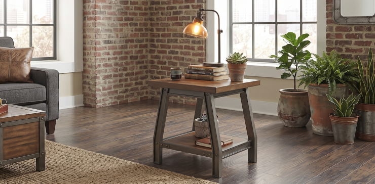 Mesa Ocasional Rectangular Hoverson Café