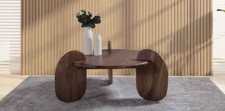 Mesa Ocasional Redonda Alpe Café