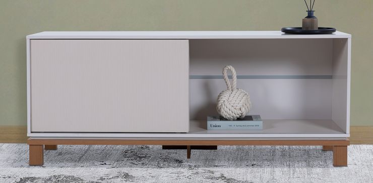 Mesa TV 150 cm Mondrian Blanco