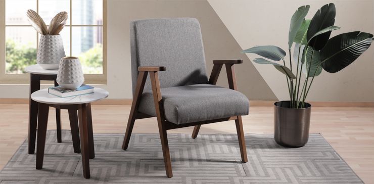 Sillón Ocasional Norton Gris