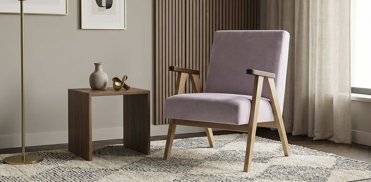 Sillón Ocasional Norton Rosa