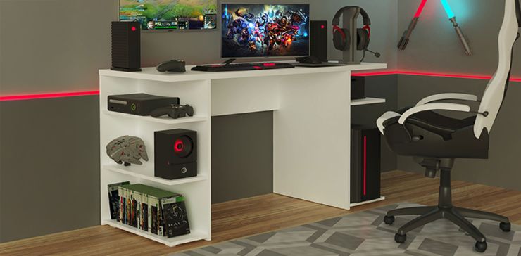 Escritorio Gamer Hans Blanco