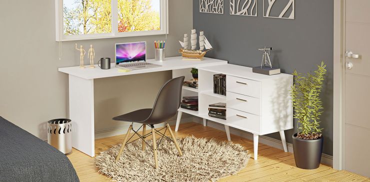 Escritorio Lisboa Blanco