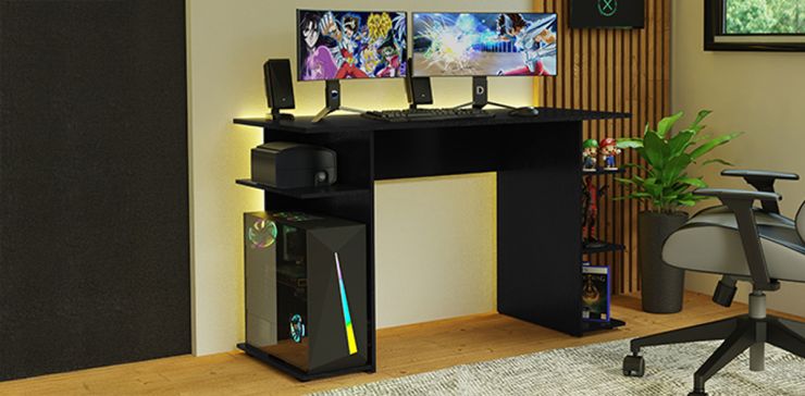 Escritorio Gamer Birk Negro
