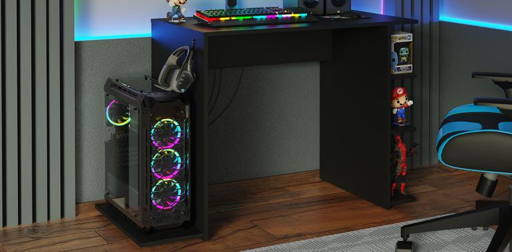 Escritorio Gamer Isak Negro