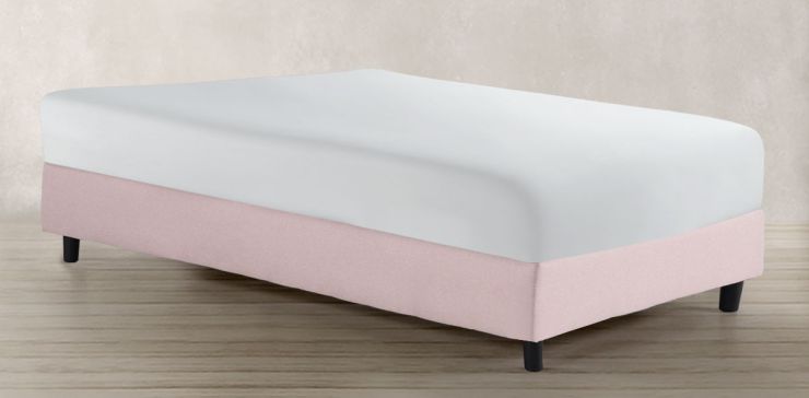 Base de Cama Individual Sander Rosa
