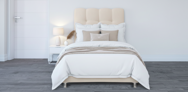 Cama Individual Nube Beige II