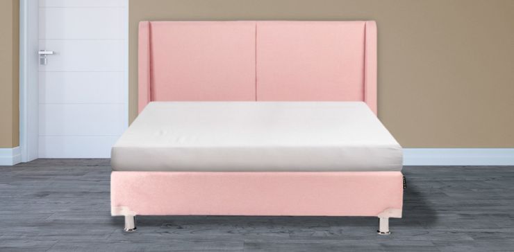 Cama Individual Milan Rosa