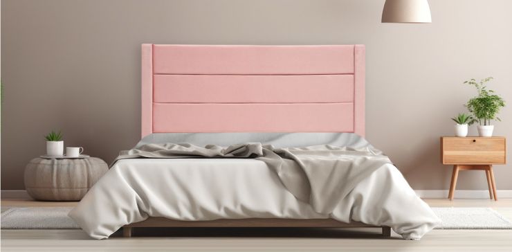 Cabecera Queen Size Lugo Rosa