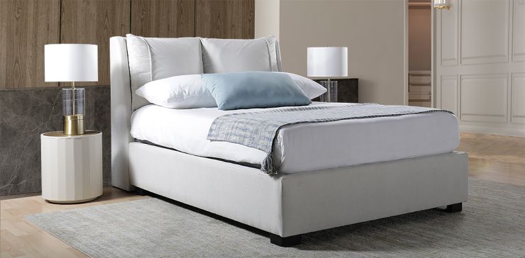 Cama Matrimonial Milah Beige