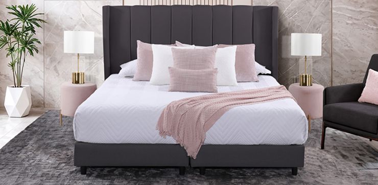 Cama King Size Sander Gris