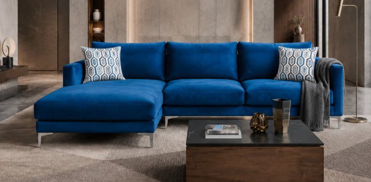 Sala en L Alissa Hs Azul