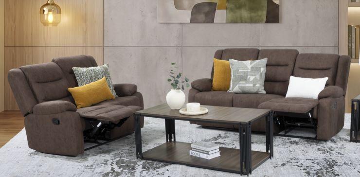 Sala con Reclinables Nori Café