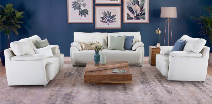 Sala Cartago Beige 3 Piezas