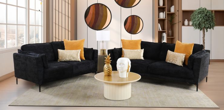 Sala Kubra Microfibra Negro