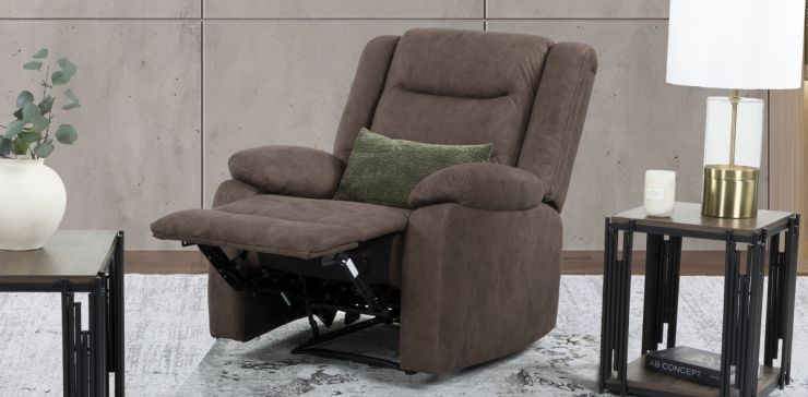 Sillón con Reclinable Nori Café
