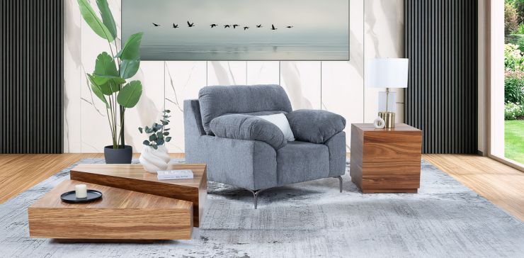 Sillón Linka Gris Oscuro