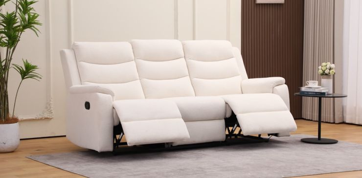 Sofá con Reclinables Midori Beige