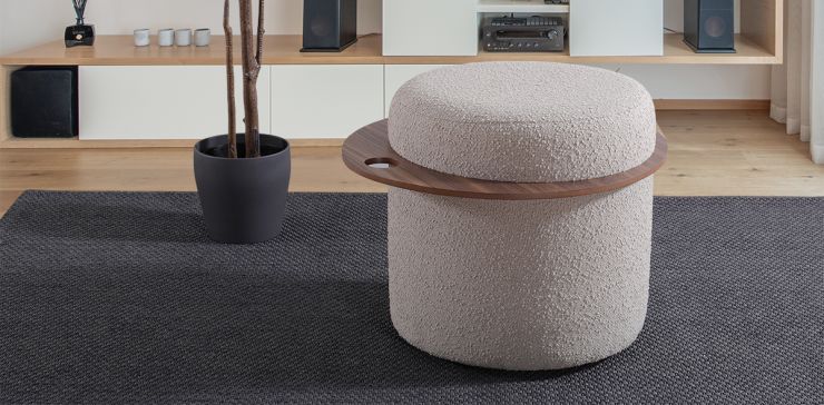 Taburete Ghana Beige