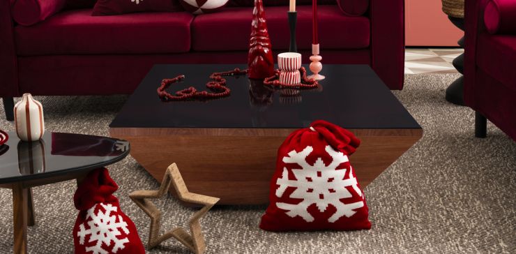 Mesa de Centro Cuadrada Luxury Café