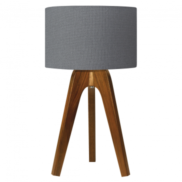 Lámpara de Mesa Gris Claro Bergamo 650
