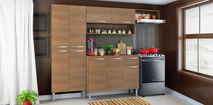 Cocina 229 Cm Emilly Top Café