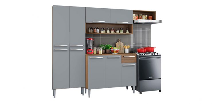 Cocina 229 cm Eloise Gris
