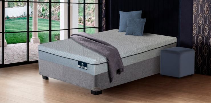 Colchón Individual Spring Air Hybrid Gris