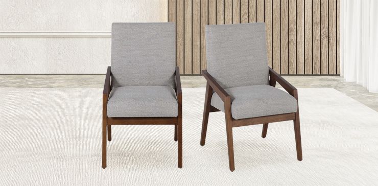 Juego de 2 Sillones Kansas Beige