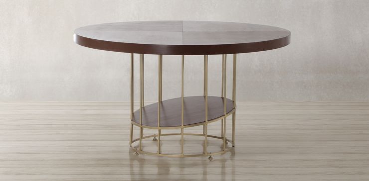 Mesa Comedor Redonda Casa Anahí Adara Café