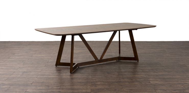 Mesa Comedor Rectangular 240 cm Valenza Café