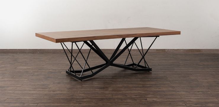 Mesa Comedor 240 x 107 cm Piastri Café