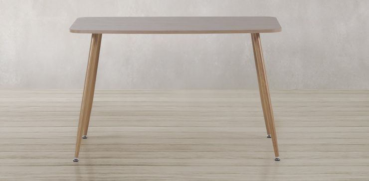 Mesa Comedor Rectangular 120 cm Murcia Roble