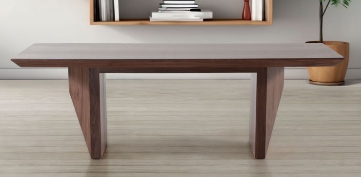 Mesa Comedor Rectangular 180 cm Spezza Nogal