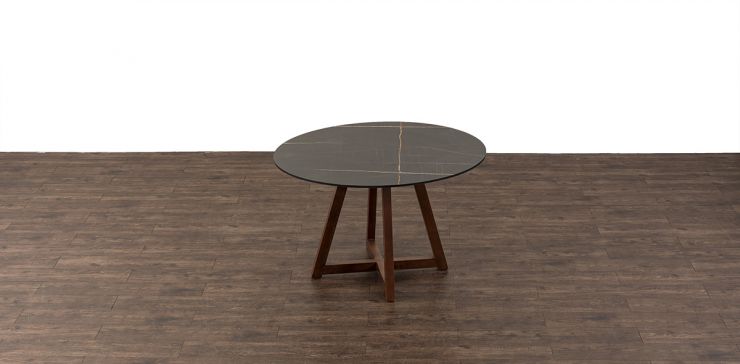 Mesa Comedor Redonda Hiedra Negro