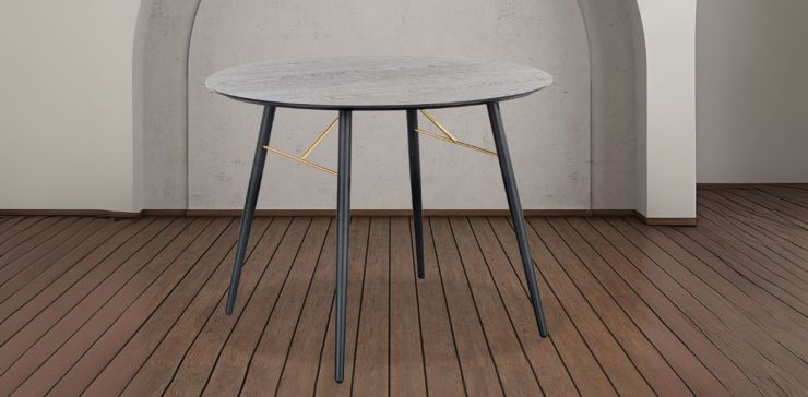 Mesa Comedor Redonda Onno Negro