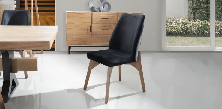 Silla Estocolmo Negro