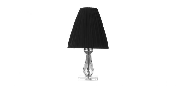 Lámpara Cristal  Delfín Gama Lux Negro 