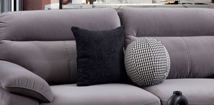 Cojín Decorativo Glass Glow Negro