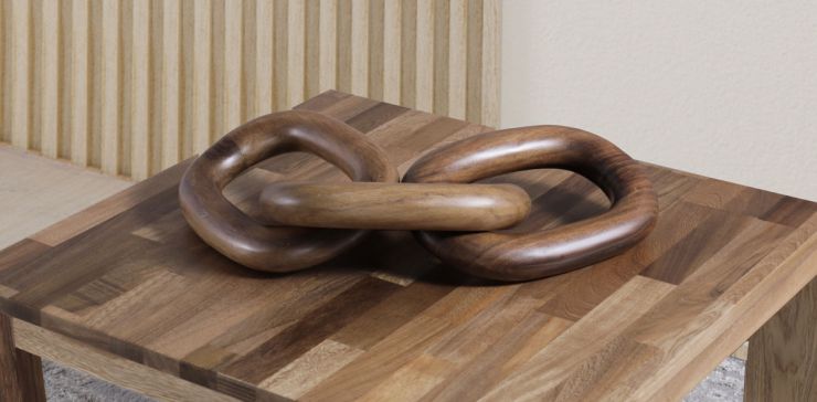 Figura Eslabones Lank Café