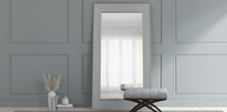 Espejo Rectangular Codil  Blanco