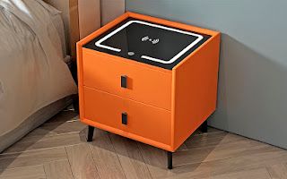 Buró Madera Alana Naranja