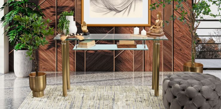 Mesa Consola Enkel Dorado