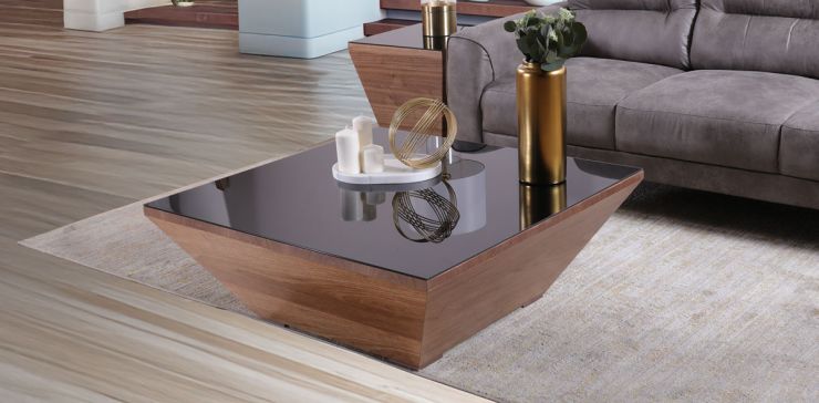 Mesa de Centro Cuadrada Luxury Café