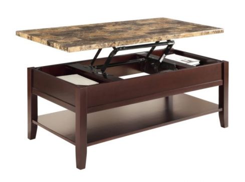 Mesa de Centro Rectangular Orton Café