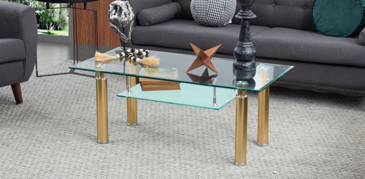 Mesa de Centro Enkel Dorado