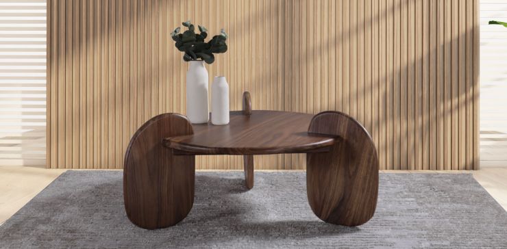 Mesa Ocasional Redonda Alpe Café
