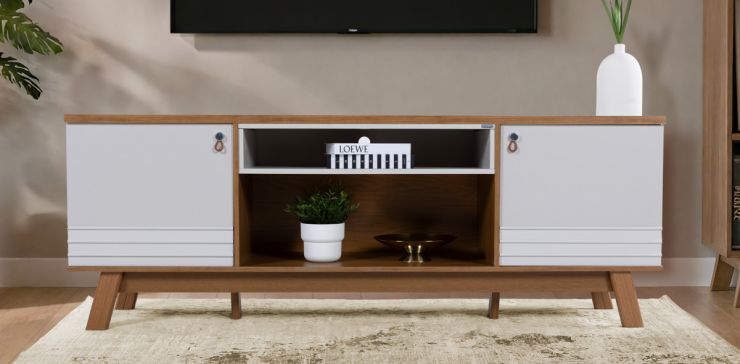 Mesa TV Colorado Blanco