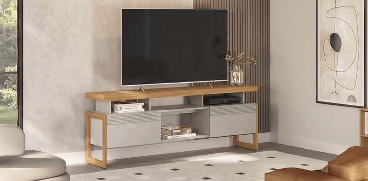 Mesa TV Esmeralda Natural